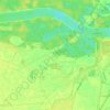Carte topographique Kronau, altitude, relief