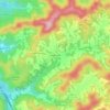 Carte topographique Maple Fork, altitude, relief
