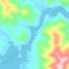 Carte topographique Legaspi, altitude, relief