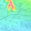 Carte topographique Vago, altitude, relief