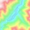Carte topographique Cobalt, altitude, relief