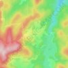 Carte topographique Plainefas, altitude, relief