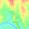 Carte topographique Roma Creek, altitude, relief