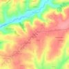 Carte topographique Croas Menez Bris, altitude, relief