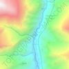 Carte topographique Syange, altitude, relief