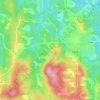Carte topographique Elig-Zogo, altitude, relief