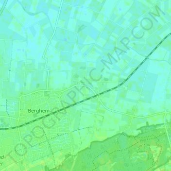 Carte topographique Duurendseind, altitude, relief