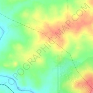 Carte topographique Mawuko, altitude, relief