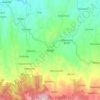 Carte topographique Blado, altitude, relief