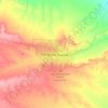Carte topographique Hargeisa, altitude, relief