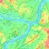 Carte topographique Watson, altitude, relief