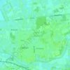Carte topographique Gerner, altitude, relief