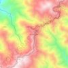 Carte topographique Upper Sayet, altitude, relief