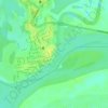 Carte topographique Parque la muralla, altitude, relief