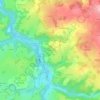 Carte topographique Villelot, altitude, relief