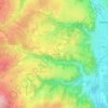 Carte topographique Le Taravel, altitude, relief