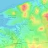 Carte topographique Porchfield, altitude, relief