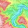 Carte topographique Obermaubach, altitude, relief