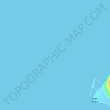Carte topographique Port Townsend, altitude, relief