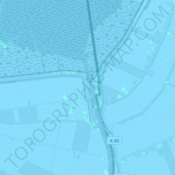 Carte topographique Nieuwe Statenzijl, altitude, relief