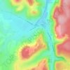 Carte topographique Voichey, altitude, relief
