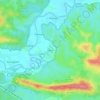 Carte topographique Platar, altitude, relief