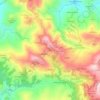 Carte topographique Le Braglie, altitude, relief