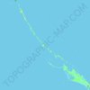 Carte topographique Salt Cay, altitude, relief
