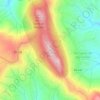 Carte topographique Sarzedinha, altitude, relief