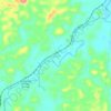 Carte topographique Sirian, altitude, relief