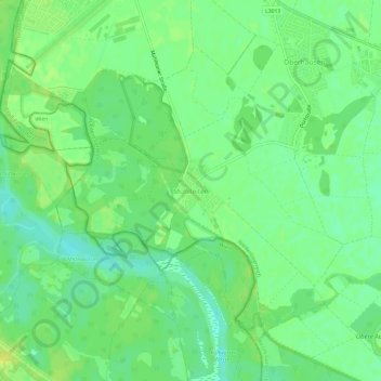 Carte topographique Mühlleiten, altitude, relief