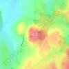 Carte topographique Les Chaumes, altitude, relief