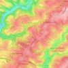 Carte topographique Breitscheid, altitude, relief