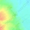 Carte topographique Harande Bame, altitude, relief