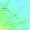 Carte topographique Bueno, altitude, relief