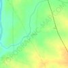 Carte topographique Yenora, altitude, relief