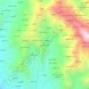 Carte topographique التراب الاحمر, altitude, relief
