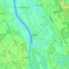 Carte topographique Aijen, altitude, relief