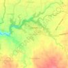 Carte topographique Mahanadiong, altitude, relief