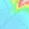 Carte topographique Κρηνίδες, altitude, relief