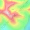 Carte topographique Argyll and Bute, altitude, relief