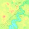 Carte topographique Blowville, altitude, relief