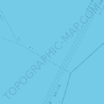 Carte topographique 東京湾, altitude, relief