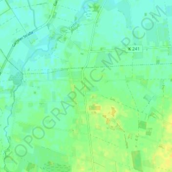 Carte topographique Halenhorst, altitude, relief