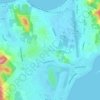 Carte topographique บ้านบางรักษ์, altitude, relief