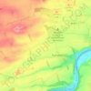 Carte topographique New Horndean, altitude, relief