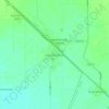 Carte topographique Ciudad Coahuila, altitude, relief