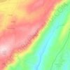 Carte topographique Algodres, altitude, relief