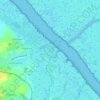 Carte topographique Chatressac-Chaillevette, altitude, relief