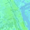 Carte topographique New Smyrna (freight), altitude, relief